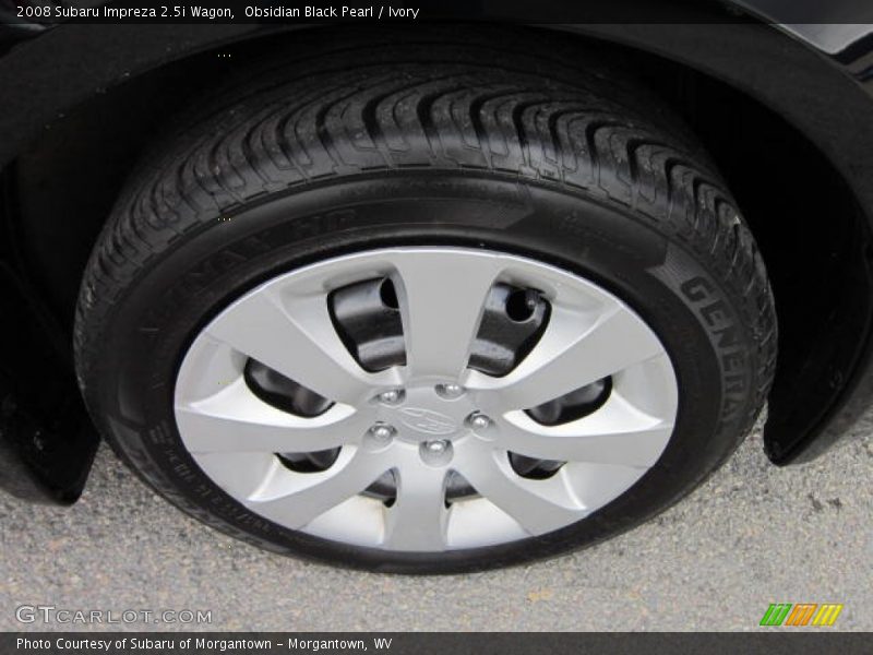 Obsidian Black Pearl / Ivory 2008 Subaru Impreza 2.5i Wagon