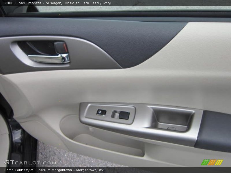 Obsidian Black Pearl / Ivory 2008 Subaru Impreza 2.5i Wagon