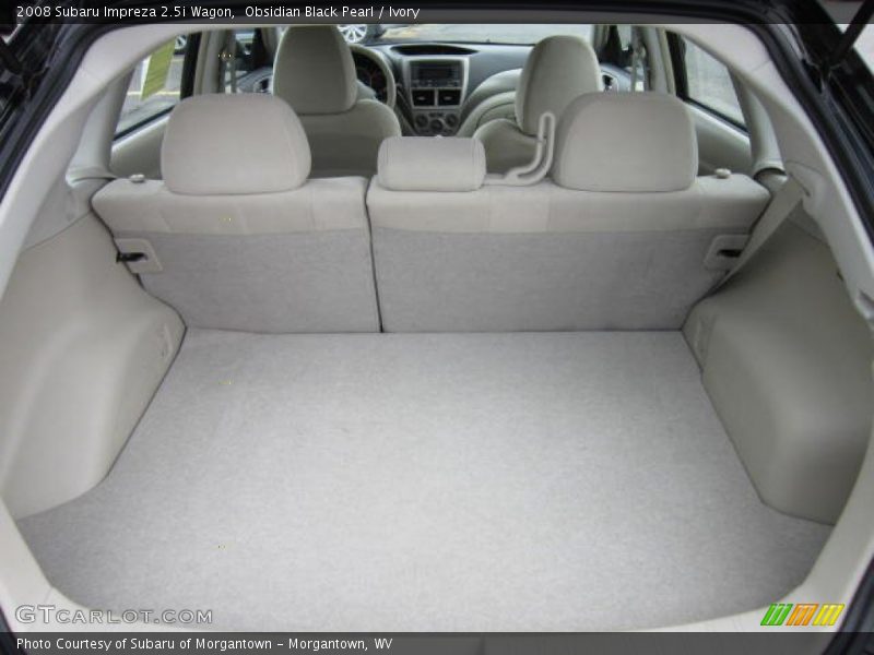 Obsidian Black Pearl / Ivory 2008 Subaru Impreza 2.5i Wagon
