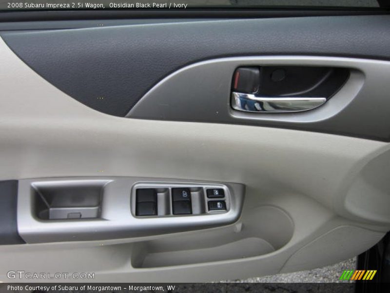 Obsidian Black Pearl / Ivory 2008 Subaru Impreza 2.5i Wagon
