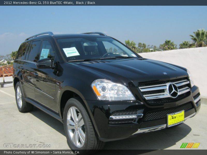 Black / Black 2012 Mercedes-Benz GL 350 BlueTEC 4Matic
