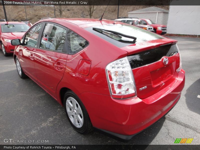 Barcelona Red Metallic / Gray 2006 Toyota Prius Hybrid