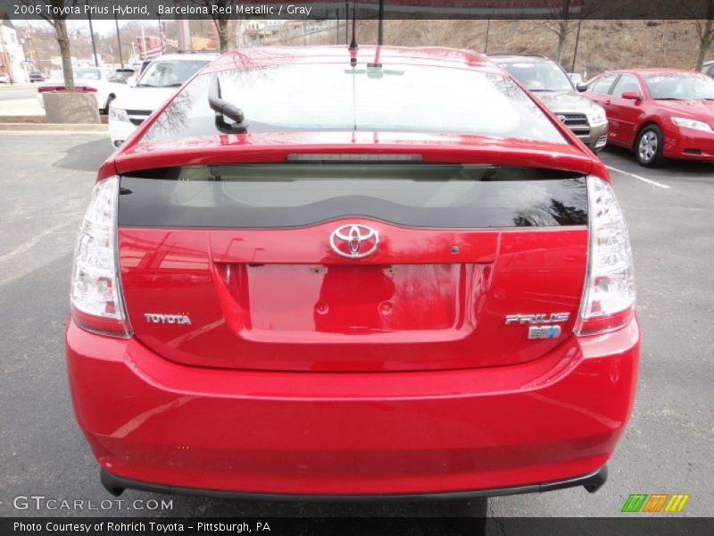 Barcelona Red Metallic / Gray 2006 Toyota Prius Hybrid