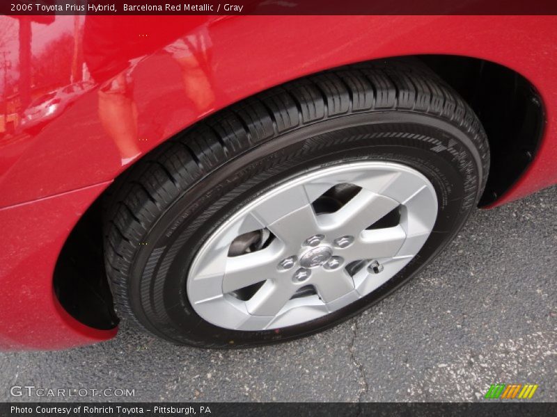 Barcelona Red Metallic / Gray 2006 Toyota Prius Hybrid