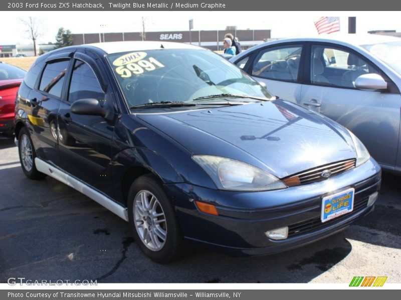 Twilight Blue Metallic / Medium Graphite 2003 Ford Focus ZX5 Hatchback