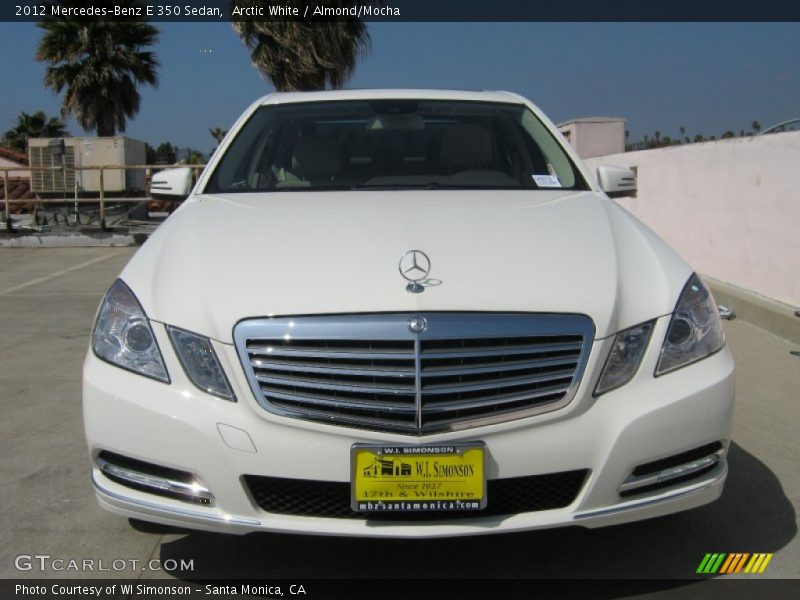 Arctic White / Almond/Mocha 2012 Mercedes-Benz E 350 Sedan