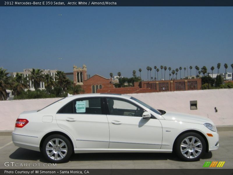 Arctic White / Almond/Mocha 2012 Mercedes-Benz E 350 Sedan