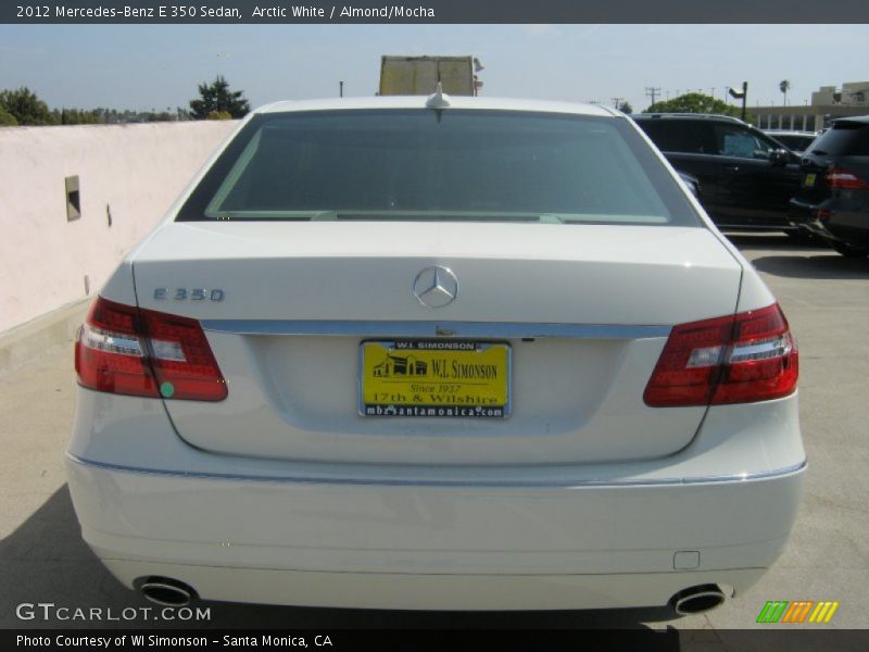 Arctic White / Almond/Mocha 2012 Mercedes-Benz E 350 Sedan