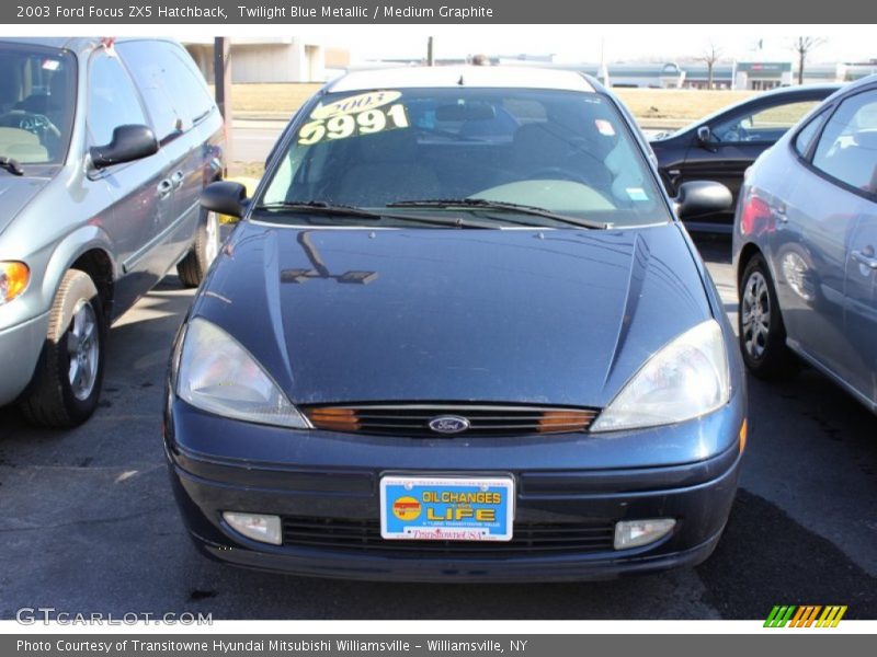 Twilight Blue Metallic / Medium Graphite 2003 Ford Focus ZX5 Hatchback
