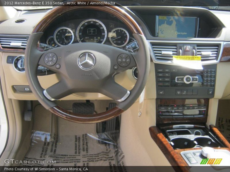 Arctic White / Almond/Mocha 2012 Mercedes-Benz E 350 Sedan