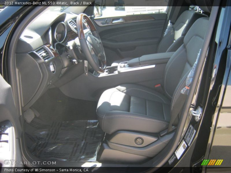 Black / Black 2012 Mercedes-Benz ML 550 4Matic