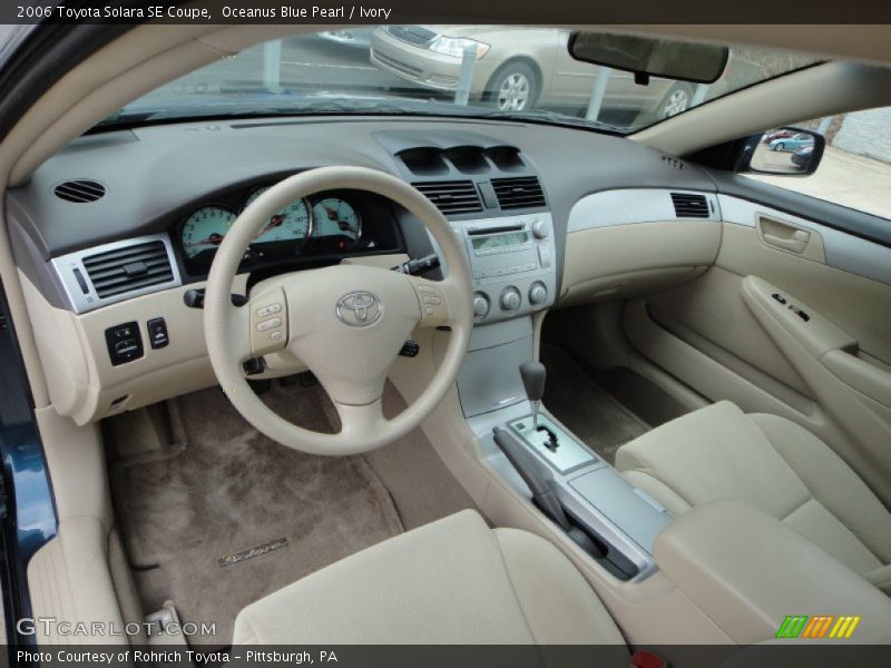 Oceanus Blue Pearl / Ivory 2006 Toyota Solara SE Coupe