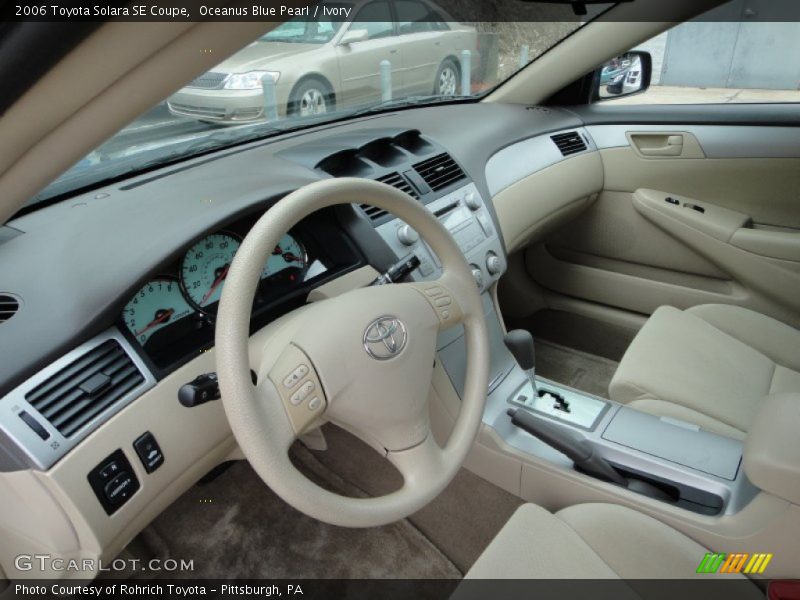 Oceanus Blue Pearl / Ivory 2006 Toyota Solara SE Coupe