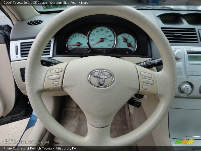 Oceanus Blue Pearl / Ivory 2006 Toyota Solara SE Coupe