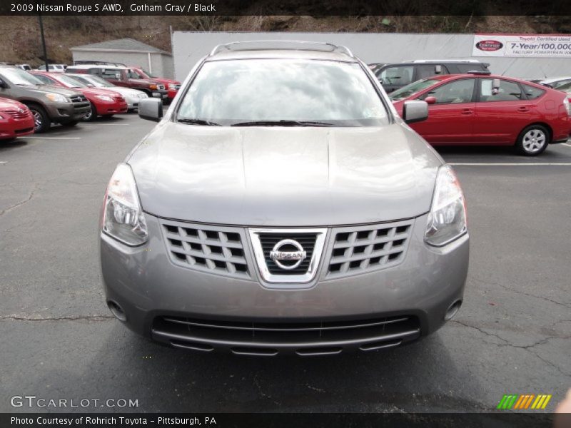 Gotham Gray / Black 2009 Nissan Rogue S AWD