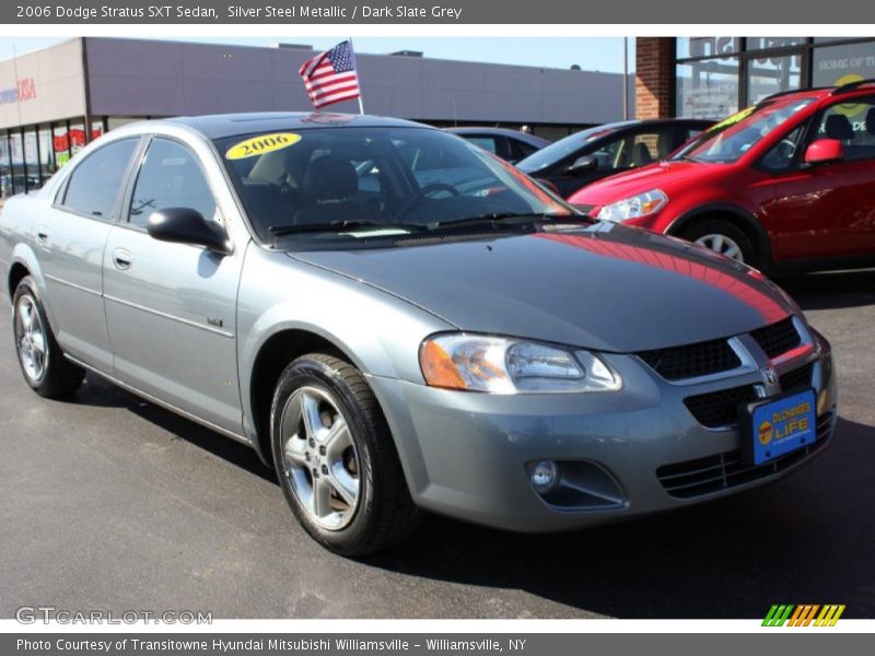 Silver Steel Metallic / Dark Slate Grey 2006 Dodge Stratus SXT Sedan