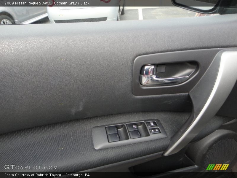 Gotham Gray / Black 2009 Nissan Rogue S AWD