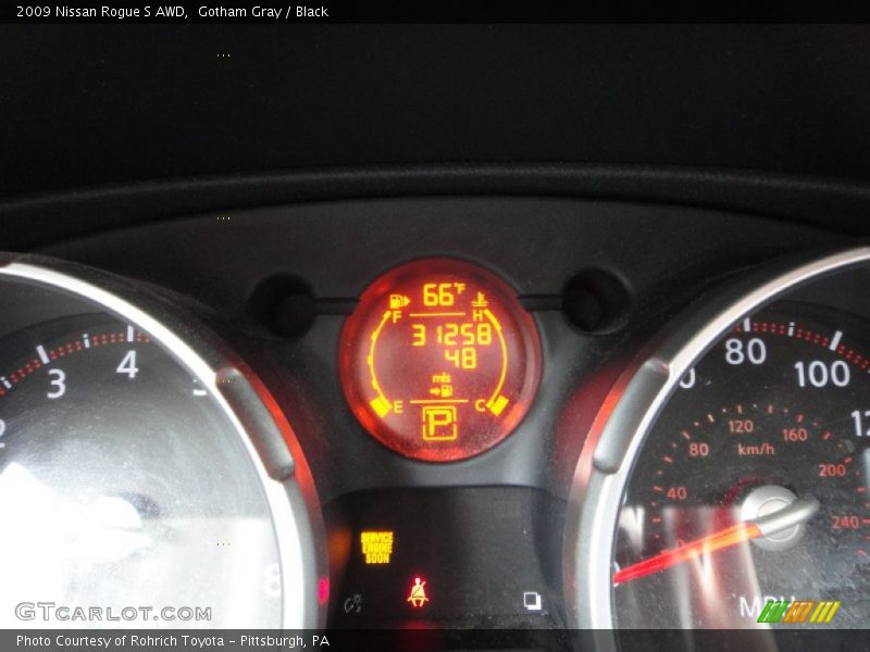 Gotham Gray / Black 2009 Nissan Rogue S AWD