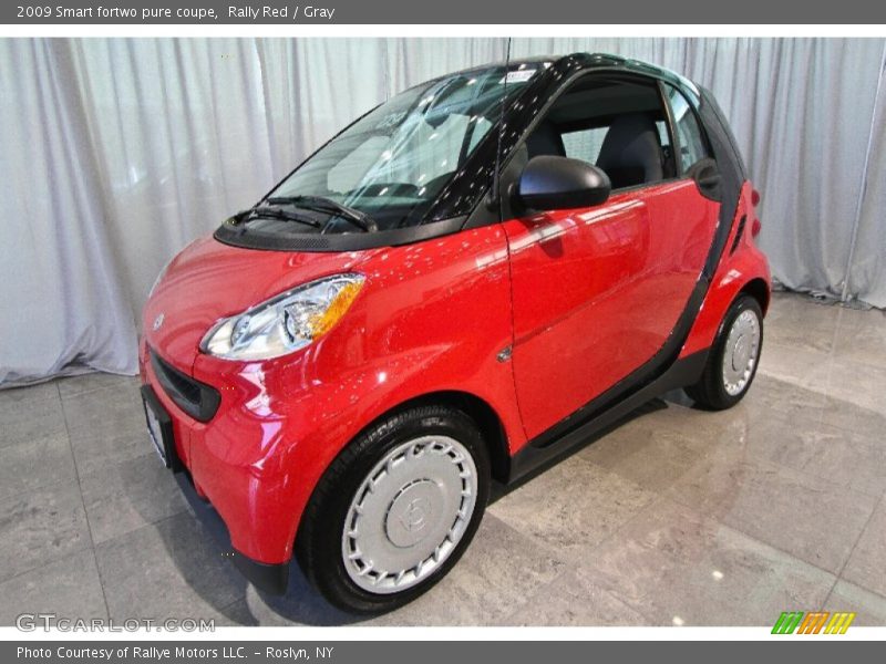 Rally Red / Gray 2009 Smart fortwo pure coupe