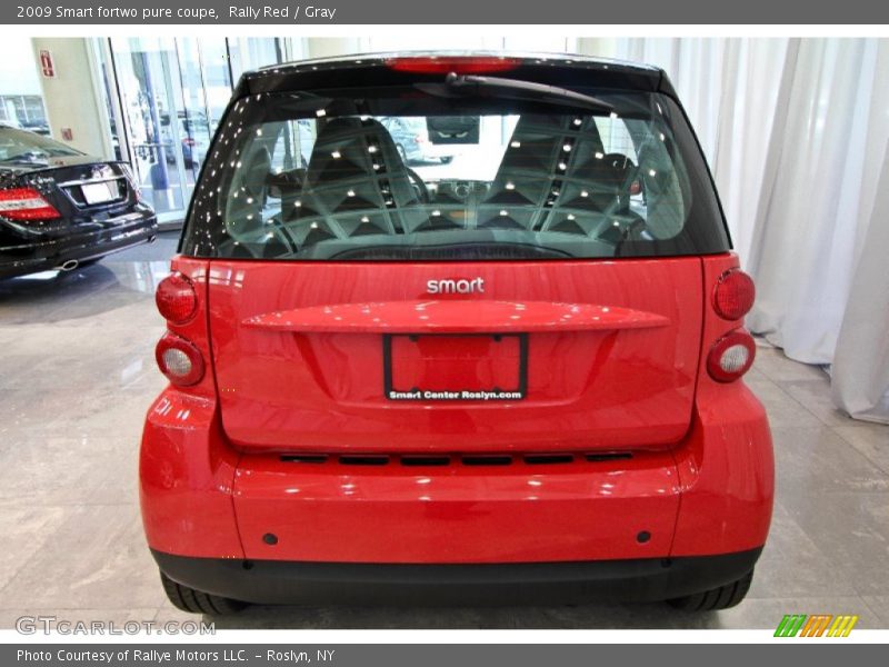 Rally Red / Gray 2009 Smart fortwo pure coupe
