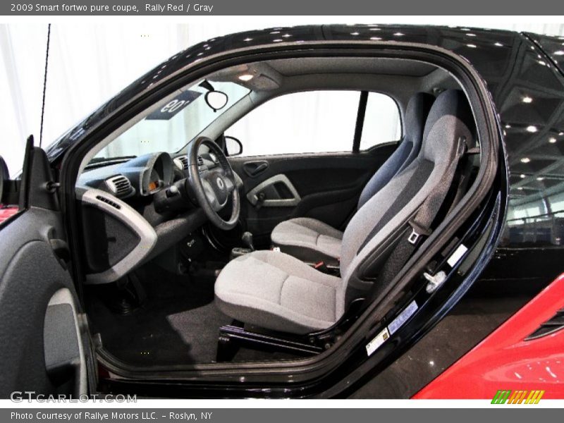 Rally Red / Gray 2009 Smart fortwo pure coupe