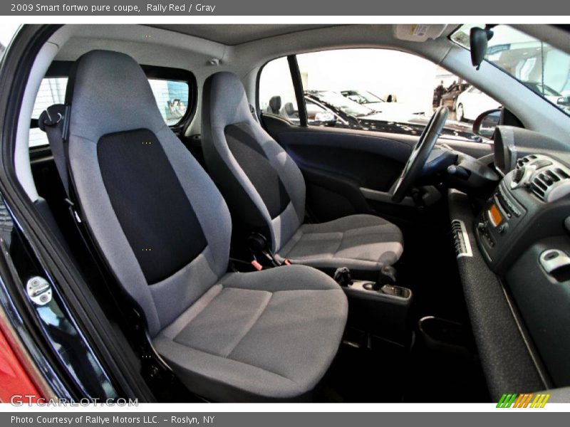 Rally Red / Gray 2009 Smart fortwo pure coupe