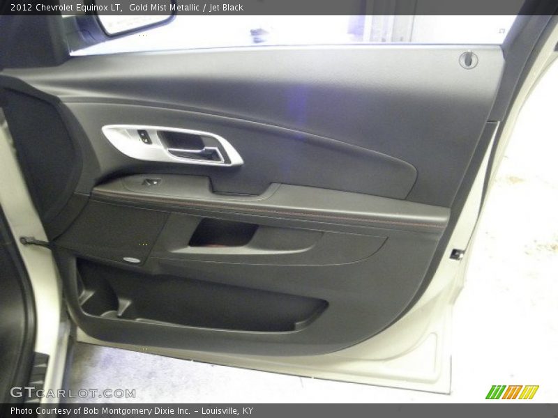 Gold Mist Metallic / Jet Black 2012 Chevrolet Equinox LT