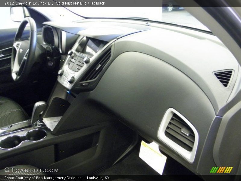 Gold Mist Metallic / Jet Black 2012 Chevrolet Equinox LT