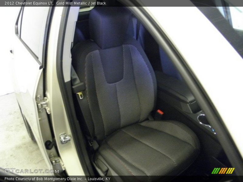 Gold Mist Metallic / Jet Black 2012 Chevrolet Equinox LT