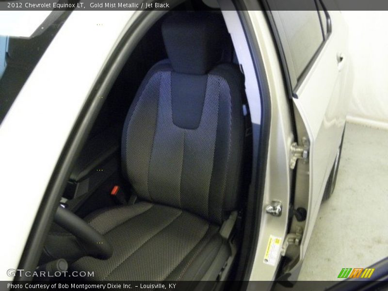 Gold Mist Metallic / Jet Black 2012 Chevrolet Equinox LT