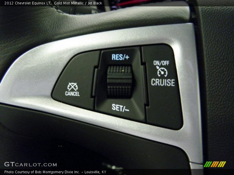 Gold Mist Metallic / Jet Black 2012 Chevrolet Equinox LT