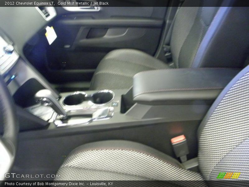 Gold Mist Metallic / Jet Black 2012 Chevrolet Equinox LT