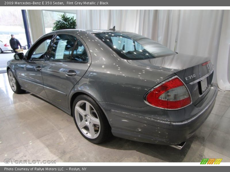Flint Grey Metallic / Black 2009 Mercedes-Benz E 350 Sedan