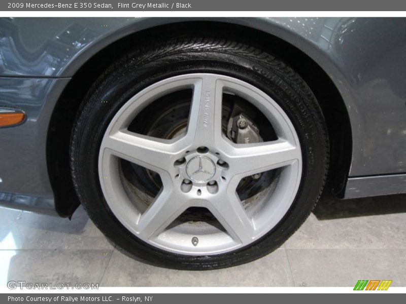Flint Grey Metallic / Black 2009 Mercedes-Benz E 350 Sedan