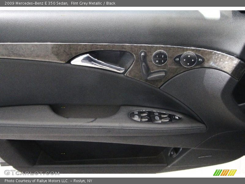 Flint Grey Metallic / Black 2009 Mercedes-Benz E 350 Sedan