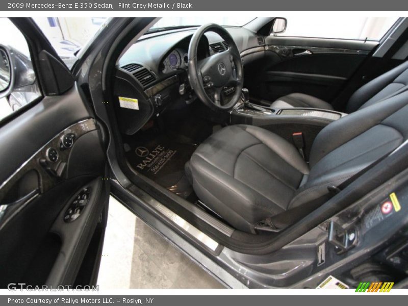 Flint Grey Metallic / Black 2009 Mercedes-Benz E 350 Sedan