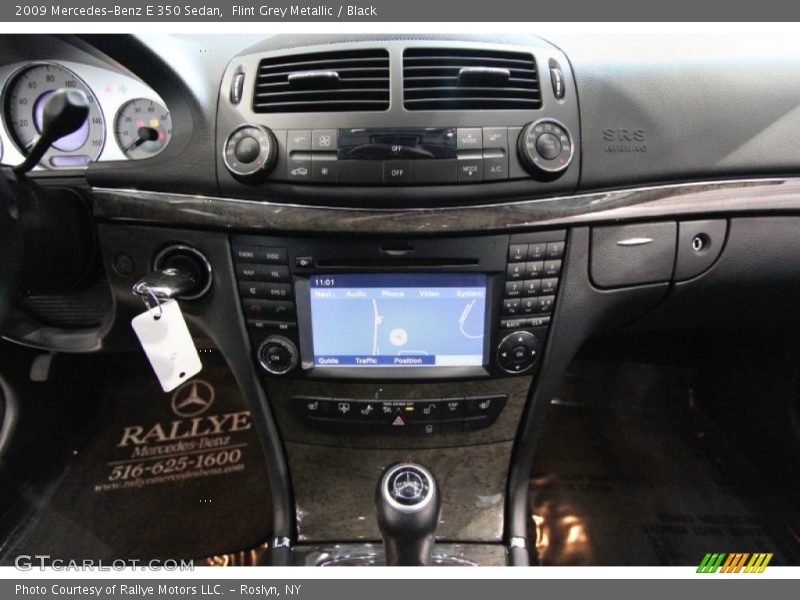 Flint Grey Metallic / Black 2009 Mercedes-Benz E 350 Sedan