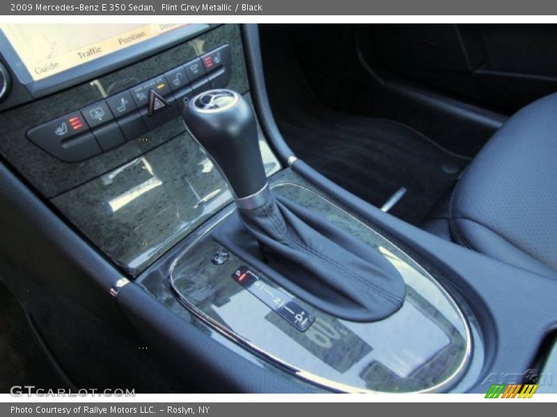 Flint Grey Metallic / Black 2009 Mercedes-Benz E 350 Sedan