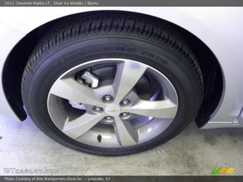 Silver Ice Metallic / Ebony 2012 Chevrolet Malibu LT