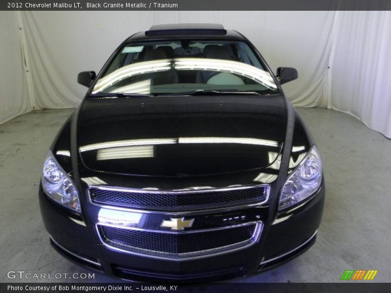 Black Granite Metallic / Titanium 2012 Chevrolet Malibu LT