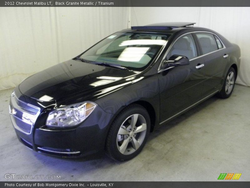 Black Granite Metallic / Titanium 2012 Chevrolet Malibu LT