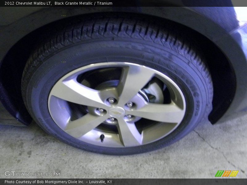 Black Granite Metallic / Titanium 2012 Chevrolet Malibu LT