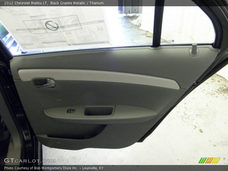 Black Granite Metallic / Titanium 2012 Chevrolet Malibu LT