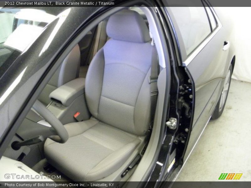 Black Granite Metallic / Titanium 2012 Chevrolet Malibu LT