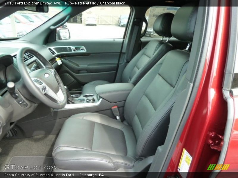 Front Seat of 2013 Explorer Limited 4WD