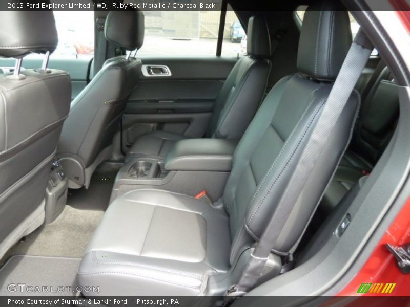 Rear Seat of 2013 Explorer Limited 4WD