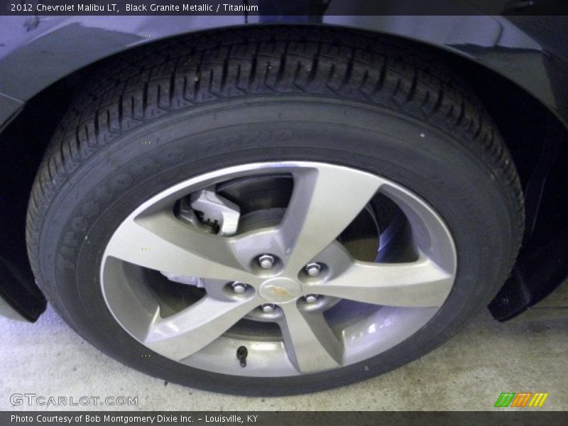 Black Granite Metallic / Titanium 2012 Chevrolet Malibu LT