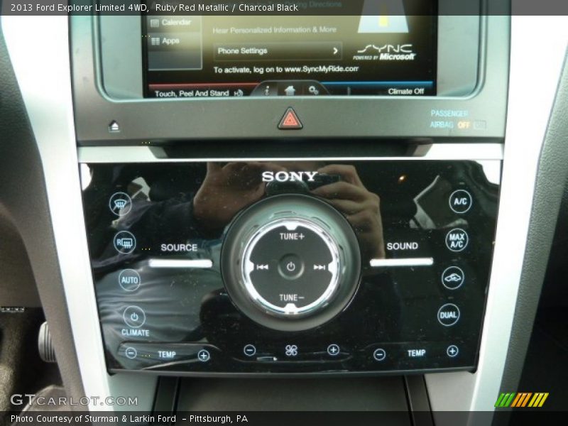 Controls of 2013 Explorer Limited 4WD