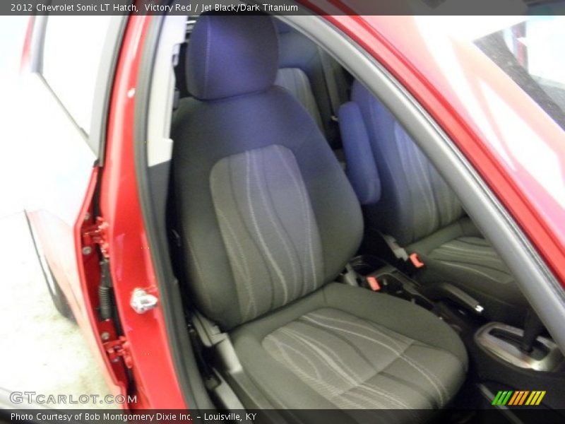 Victory Red / Jet Black/Dark Titanium 2012 Chevrolet Sonic LT Hatch