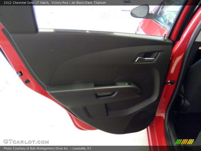 Victory Red / Jet Black/Dark Titanium 2012 Chevrolet Sonic LT Hatch